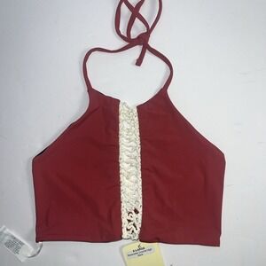 Guria Beachwear‎ Juniors Reversible Crochet High Neck Top Size XL-NWT